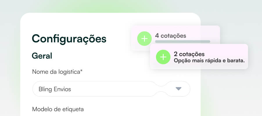 Logística com Bling Envios